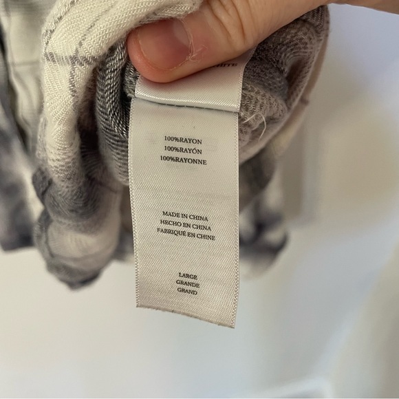 RAILS DYLAN SHIRT IN Sterling White large $158 - Picture 5 of 6